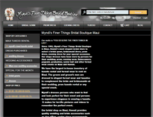 Tablet Screenshot of mauituxedo.com